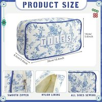 Sac de rangement de luxe multi-couleurs pour Mahjong, pliable, en toile, grande capacité, pour tuiles de Mahjong, étui de transport, trousse de maquillage