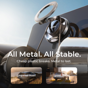 Support de téléphone magnétique rotatif à <span class=keywords><strong>360</strong></span>° LISEN 2026 Pro N52 à forte aspiration pour voiture, compatible iPhone 17 16 Pro Max Samsung S25 - Product Image 4
