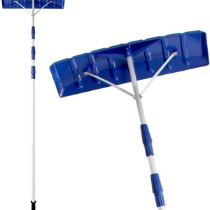 Rastrillo para Nieve de Techo Extensible de Aluminio de 6 m, el Más Vendido, con Cabezal de Plástico Ligero de 2.8 kg, Herramienta para Remover Nieve de Techos en Invierno - Product Image 1