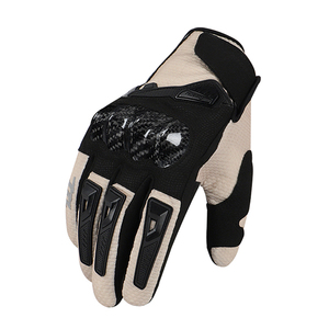 Gants de course en fibre de carbone respirants multicolores en option pour la protection des articulations Gants de vélo/moto résistants aux chutes avec écran tactile - Product Image 4
