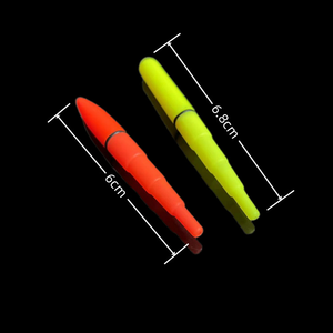 ZHUO RUN flotteur de pêche étanche LED Bobber avec tubes en mousse plastique bâton lumineux pour les espèces de bar flotteur antidérapant pour la pêche de nuit - Product Image 3
