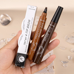 ดินสอเขียนคิ้วแบบ 4 หัว ปลายแหลม กันน้ำ ติดทนนาน สำหรับผู้หญิง - Product Image 5
