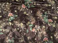 Nouvelle Tendance Tissu Mousseline Jacquard Imprimé Respirant 100% Polyester Luxe Très Léger Accessoires de Mariage pour Filles