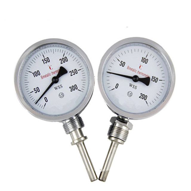 Bimetal Thermometer Temperature Gauge for Industrial Stainless Steel Temperature Controller Thermometer Hottub Custom Metal IP55