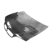 Pour BMW série 3 E46 330i 2 portes/4 portes berline M3 Style capot en Fiber de carbone capot moteur de voiture couverture Bodykit