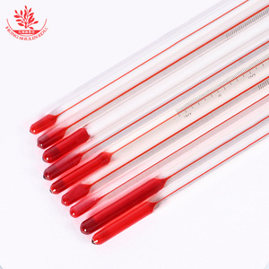 Thermomètre à eau rouge, type tige en verre, grande échelle 0-100°C, industriel, domestique, expérimental, haute précision, pour kérosène - Product Image 5