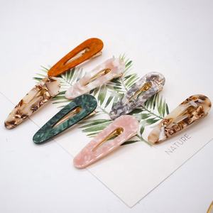 YIYI กิ๊บหนีบผมแฟชั่นสไตล์ INS,คลิปหนีบผมรูปหยดน้ำคลิปหนีบผมแบบเรียบง่ายสำหรับเด็กผู้หญิง - Product Image 6