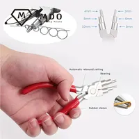 5-teiliges Armband-Formungs- und Restaurierungs-Set für Gold-/Silberschmuck Massivholz-Armbandstab Armband-Größenmesswerkzeug-Kit