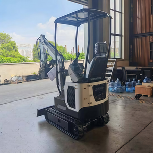 Spedizione gratuita cingolato Micro scavatore completamente idraulico agricoltura escavatore Mini scavatore 1 tonnellata forte potenza Diesel piccolo Bagger - Product Image 2