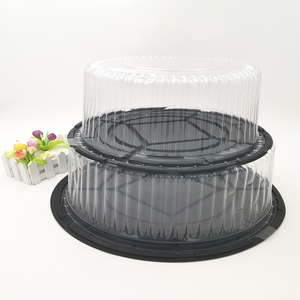Plastic Cup Cake 4/6/8/10 Inches Blister Round Clear Dome Dessert Cupcake Container Packaging Plastic Cup Cake Boxes With Lid