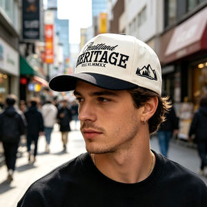 Gorra de Béisbol Personalizada con Logotipo Bordado en 3D, 5 Paneles, 2 Tonos, Gorra Deportiva, Venta al Por Mayor, Fabricante OEM, Unisex, para Exteriores - Product Image 1