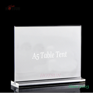 Giá Rẻ Từ PMMA Menu Chủ Thẻ T Shape 5X7 Rõ Ràng Acrylic Bảng Lều - Product Image 5