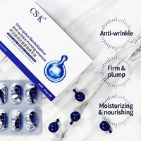Capsules d'essence GHK-Cu pour le visage, soin de la peau à la conotoxine, anti-rides, raffermissant, hydratant, anti-âge, resserre la peau