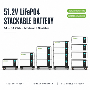 Batterie de stockage solaire empilable DDP LFP51300 30kWh 45kWh 48kWh 60kWh 80kWh Stock UE LiFePO4 Stockage d'énergie 51.2Vdc 300 Ah 15 <span class=keywords><strong>kWh</strong></span> - Product Image 1