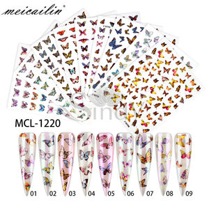 2020 18 tipos de pegatinas adhesivas holográficas de mariposa <span class=keywords><strong>para</strong></span> <span class=keywords><strong>uñas</strong></span> - Product Image 1