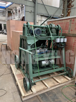 Machine manuelle de fabrication de blocs de ciment et de pavés en béton de 6 pouces pour moulage et pose automatiques