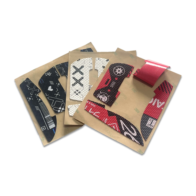 Soft Self Adhesive No Residue Gamming Mouse Anti Slip Grip Sticker