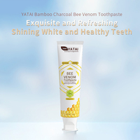 Dentifrice blanchissant au charbon de bambou en nid d'abeille, saveur menthe, personnalisable pour les soins bucco-dentaires