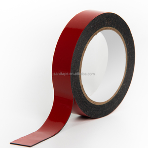 Ruban adhésif double face en mousse PE <span class=keywords><strong>noire</strong></span> 4 mm x 50 m, grand rouleau, ruban de montage de haute qualité pour moustiquaire - Product Image 4