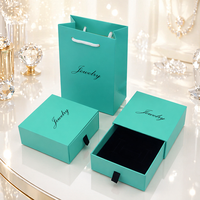 Boîtes cadeaux personnalisées avec logo, couleur unie, pour bagues, colliers et boucles d'oreilles, pour la Saint-Valentin et les cadeaux de fiançailles
