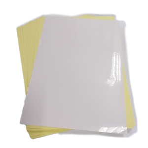 <span class=keywords><strong>Miroir</strong></span> 75Gsm auto-adhésif enduit du papier jaune simple de libération - Product Image 3