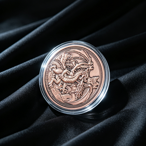 Barra de cobre de 1 onza con alto relieve para regalo - Product Image 2