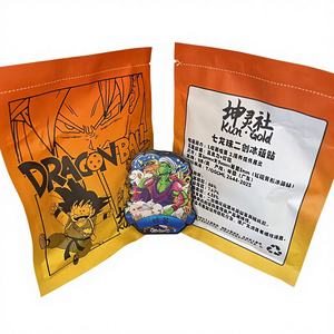 DM Wholesale <span class=keywords><strong>Dragon</strong></span> <span class=keywords><strong>Z</strong></span> Balls Imán para nevera, Bolsa sorpresa, Arte de boceto dibujado a mano, Adhesivo acrílico 3D troquelado, Decoración de anime de Goku y Vegeta - Product Image 1