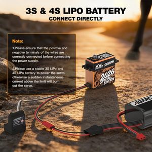 Agfrc Sa75bumw 62Kg Brushless Rc เซอร์โวมอเตอร์ 0.092 วินาทีความเร็วสูงเกียร์โลหะเต็มรูปแบบตั้งโปรแกรมได้อัจฉริยะสำหรับยานพาหนะ Rc - Product Image 6