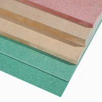 Panneaux de bois MDF HDF 4x8 pieds, 2 mm 3 mm, poncés, E1, respectueux de l'environnement, pour la construction de bureaux et la décoration intérieure