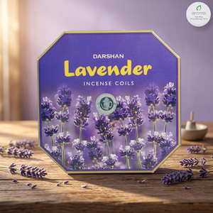 Encens en spirale Darshan à la lavande, aromathérapie, encens indien en papier, utilisation toute saison, 24 heures - Product Image 2