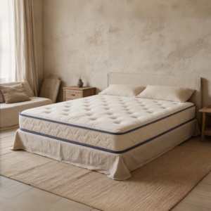 Matelas en mousse à mémoire de forme de qualité supérieure, taille twin, full, queen, king, fermeté moyenne, ergonomique, avec housse tricotée, pour chambre à coucher, hôtel - Product Image 3
