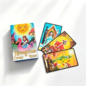 Juego de Cartas Personalizado con Caja de Almacenamiento de Tapa Dura, Tamaño Estándar, Cartas con Bordes Dorados - Product Image 1