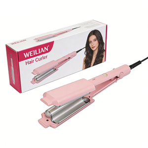 Professional 3 Barrel Hair <b>Iron</b> Ceramic Triple Waver Deep Wave Styling Tool Dual-Function Performance Transform Your Instan - Product Image 4