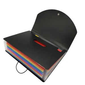 Classeurs portatifs Support Extensible Accordéon Avec Rabat Et Fermeture À Cordon - Product Image 1
