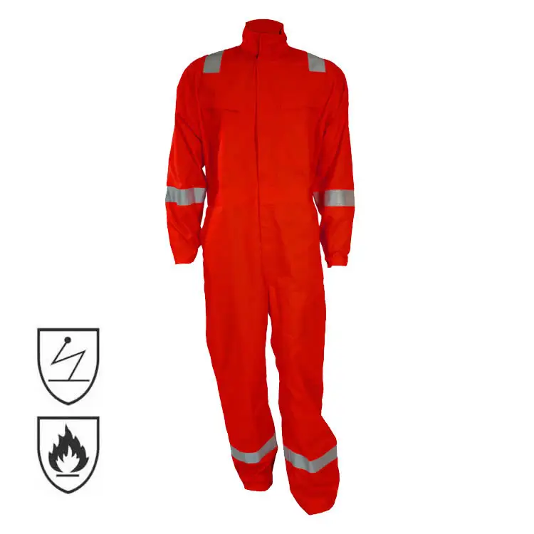 Hot Sale NFPA 2112 EN 11612 Rettungs ingenieur Arbeits marine Offshore-Overall für Öl und Gas