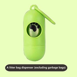 Sacs à déjections pour animaux de compagnie biodégradables écologiques, anti-fuite, portables, style simple, pour chats, parfumés - Product Image 5
