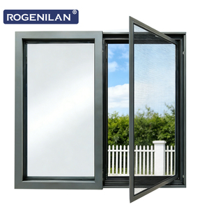 Fenêtre coulissante en aluminium à rupture de pont thermique, <span class=keywords><strong>double</strong></span> vitrage, résistante aux impacts, anti-ouragan, personnalisée ROGENILAN - Product Image 4