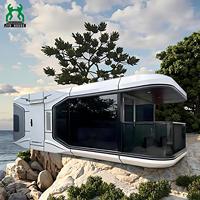 Maisons, Villas, Appartements, Hôtels, Bureaux, Chambres à Coucher Préfabriquées Contemporaines Modernes Minimalistes en Conteneurs à Cadre Acier