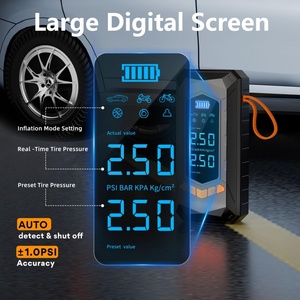 Compresseur d'air portable <span class=keywords><strong>à</strong></span> batterie au lithium LED le plus vendu, 150 PSI, gonfleur de pneus <span class=keywords><strong>électrique</strong></span> pour voiture, moto, <span class=keywords><strong>vélo</strong></span> <span class=keywords><strong>électrique</strong></span> - Product Image 6