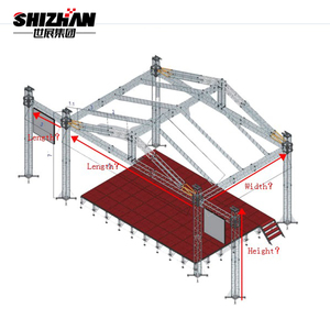 Tuv-Chứng nhận OEM ODM lắp ráp ánh sáng Spigot ngoài trời nhôm giai đoạn giàn thiết kế cho sự kiện buổi hòa nhạc - Product Image 4