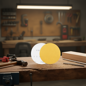 Fervi Sanding <b>Disc</b> Velcro Gold P80 150mm For Wood <b>Metal</b> Grinding - Product Image 3