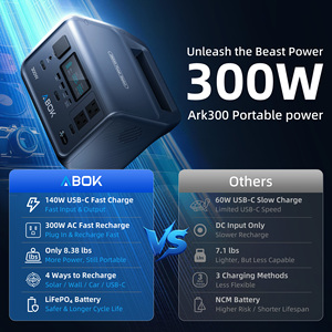 ABOK Portable <b>Solar</b> Power Station 300W 1800W 2500W 3600W Portable Lithium Power Station <b>Solar</b> <b>Generator</b> For Outdoor Emergency - Product Image 4