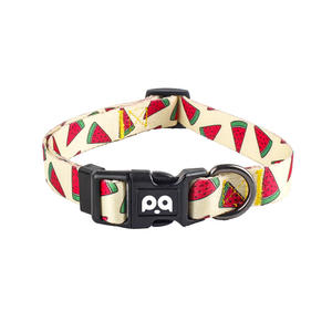 लक्जरी कुत्ते के कॉलर का उपयोग अनुकूलन लक्जरी प्रशिक्षण कॉलर लीश पॉलिएस्टर चमड़े नायलॉन मुद्रित कुत्तों बिल्लियां - Product Image 4