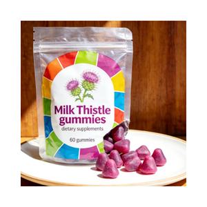 60 gommes de chardon-marie Renforce la défense immunitaire Améliore la digestion Nettoie le <span class=keywords><strong>foie</strong></span> Détoxifie les gommes - Product Image 3