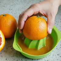 Handmatige citruspers, draagbare handpers voor fruit & groenten, geschikt voor sinaasappel, citroen, grapefruit, stapelbaar, keukenaccessoire.
