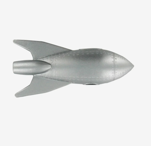 Balles anti-stress personnalisées en forme de fusée, jouets à presser en forme de vaisseaux spatiaux, avec logo promotionnel, cadeau en gros - Product Image 4