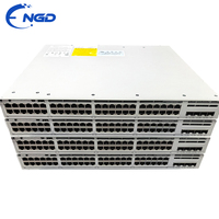 Switch Jaringan PoE+ 48 Port Performa Tinggi Original dengan 4x10G SFP+ Uplink untuk Kampus Perusahaan dan LAN Bisnis C9300L-48P-4X-M