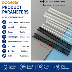 Épingles personnalisées biodégradables en nylon fin et élastique, 3,5-10 mm, pour étiquettes de vêtements - Product Image 1