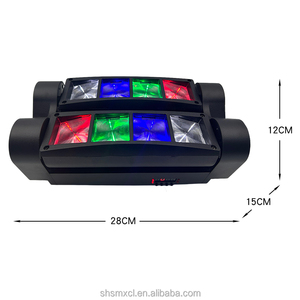 24 hiệu ứng <span class=keywords><strong>mini</strong></span> Spider ánh sáng-7/15CH DMX master-slave/âm thanh kích hoạt nhấp nháy cho sân khấu trong nhà - Product Image 3