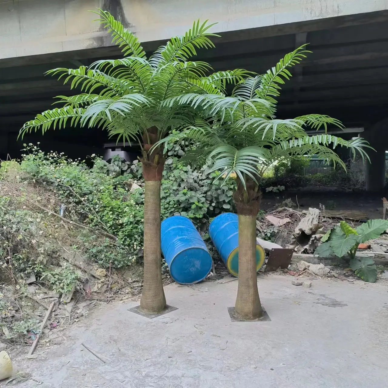 Usine de palmier artificiel pour décorations faux grand palmier fausses plantes décoration